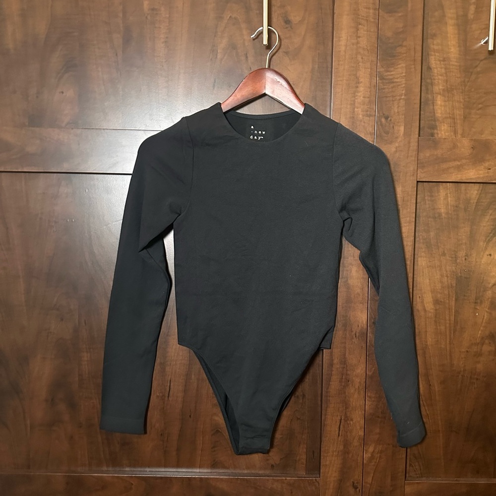 Black Long Sleeve Bodysuit